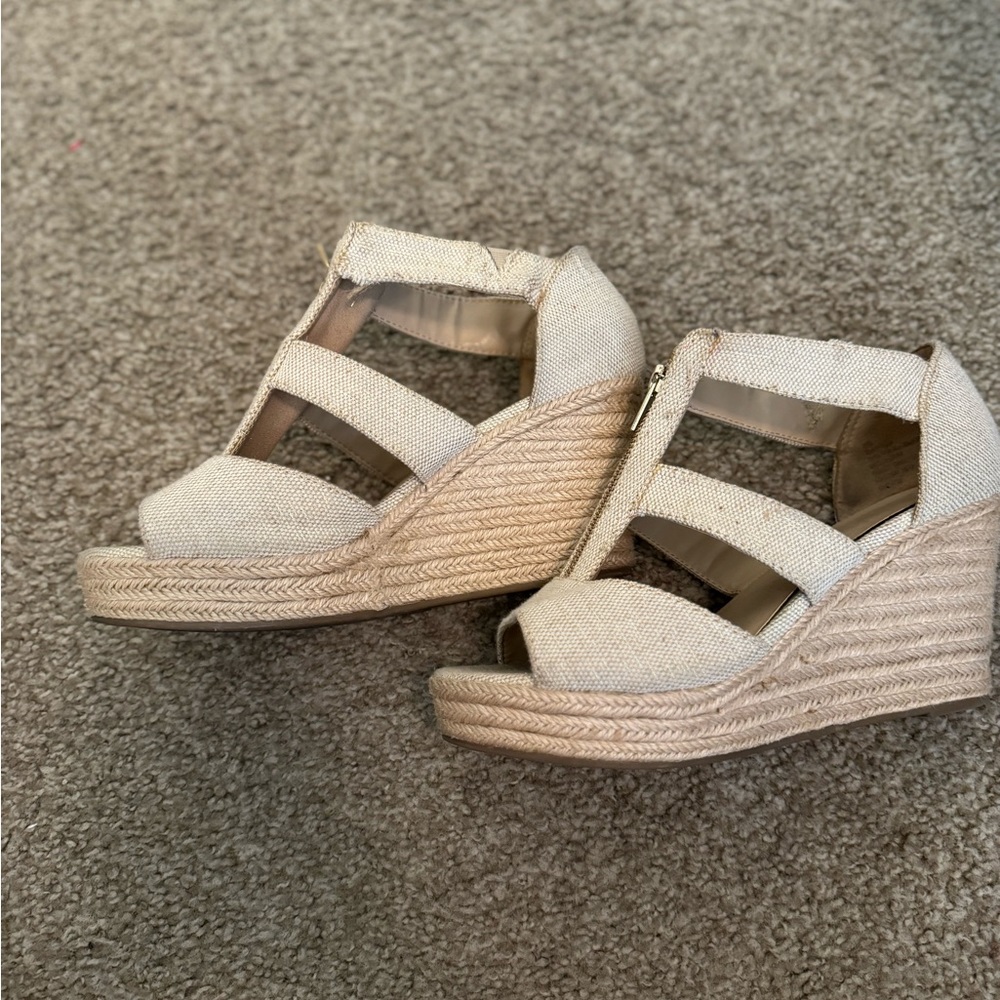 A New Day wedges. Size 8 1/2 lightly worn